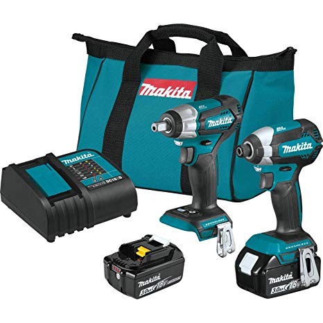 קומבו מברגות אימפקט מקיטה Makita XT284SX1 18V