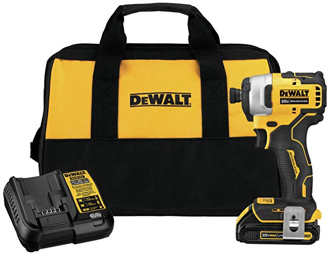 קיט מברגת אימפקט דיוולט DEWALT DCF809C1 Atomic 20V