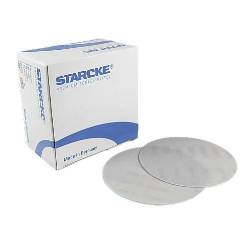50-100 ניירות ליטוש נצמדות 5" (125 מ"מ) או 6" (150 מ"מ) מבית Starcke / SIA גרמניה