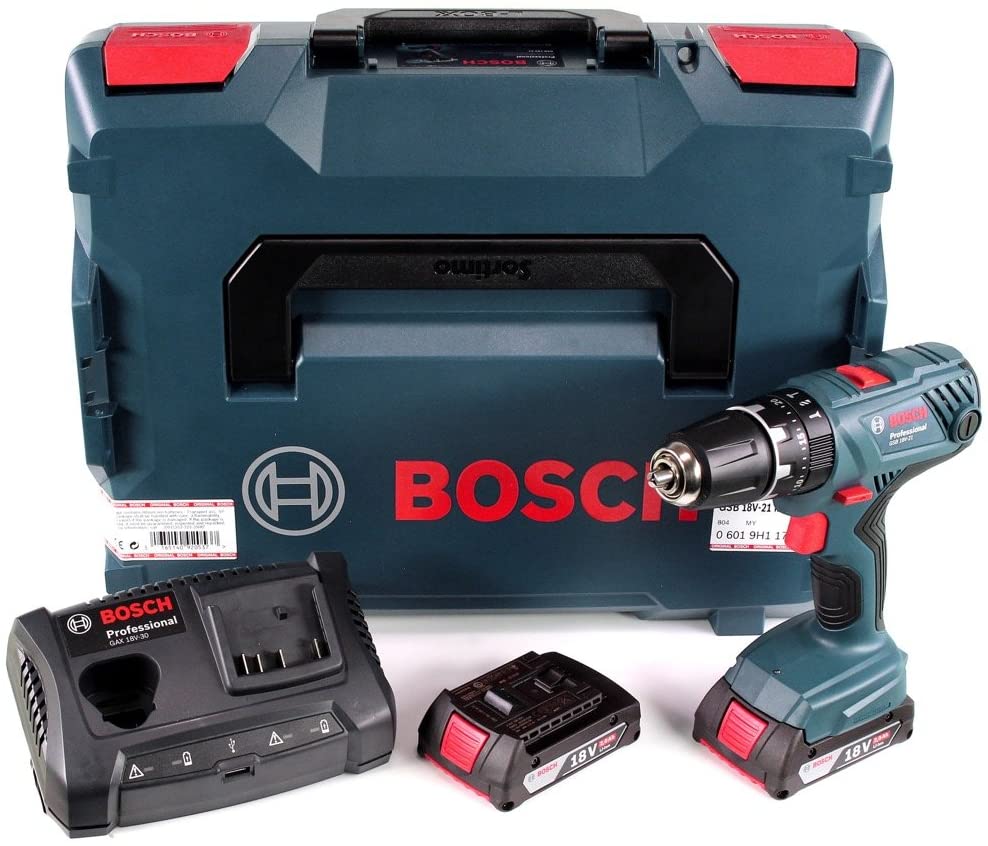 סט מקדחה רוטטת בוש Bosch 18V GSB 18 V-21