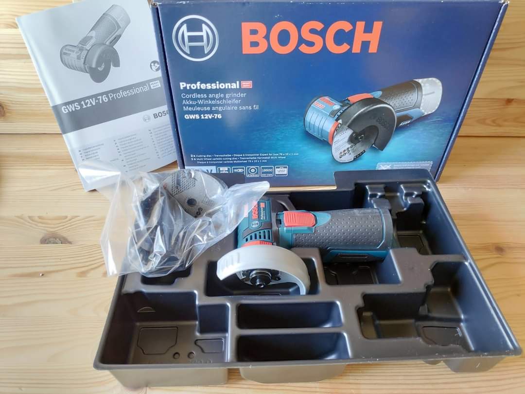 מיני משחזת זווית בוש 76 ממ Bosch GWS 12 V-76 » כלי עבודה יד ראשונה