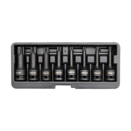סט 8 בוקסות אימפקט 1/2" מסוג TORX יאטו YATO YT-1065