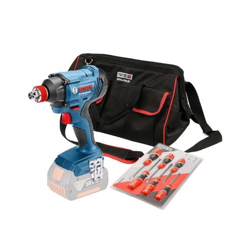 מברגה/מפתח רטיטה אימפקט Bosch GDX 180-LI גוף בלבד + מתנה לבחירה