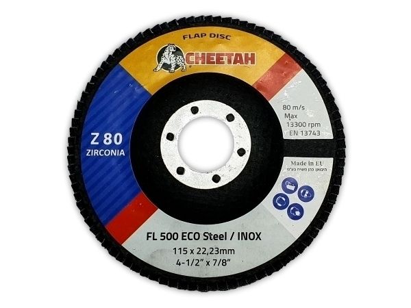 דיסק פלאפ רב-שכבתי מקצועי לליטוש מתכות לשימוש במשחזת זווית 4.5"/5.0" – מבצע רוחבי