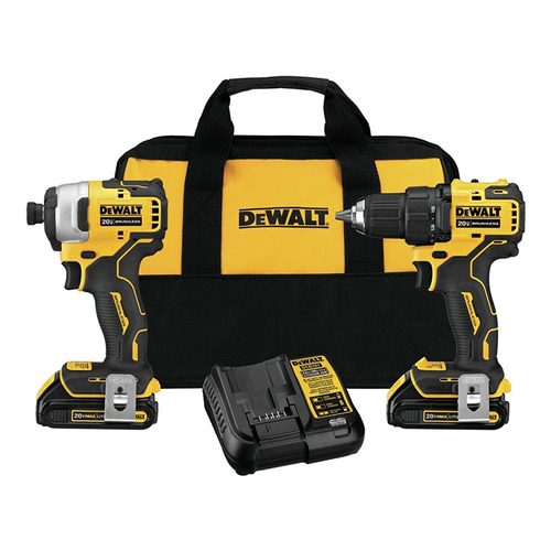 קומבו מברגות דיוולט אטומיק DeWalt DCK278C2 20V Max