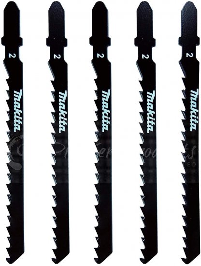 מארז 5 להבי חיתוך עץ למסור אנכי Makita 6TPI 74mm T244D D-34899