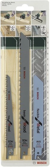 סט 3 להבים למסור חרב Bosch