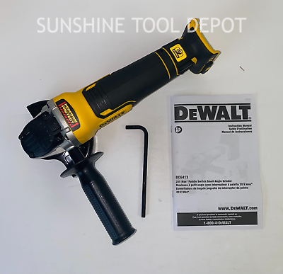 משחזת זווית ניידת דיוולט DeWalt DCG413B 20V