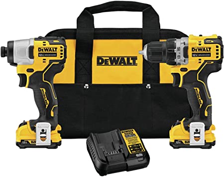 קומבו מברגות דיוולט DEWALT XTREME 12V DCK221F2