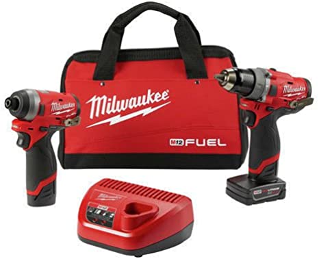 קומבו מברגות מילווקי פיול Milwaukee 12V 2598-22