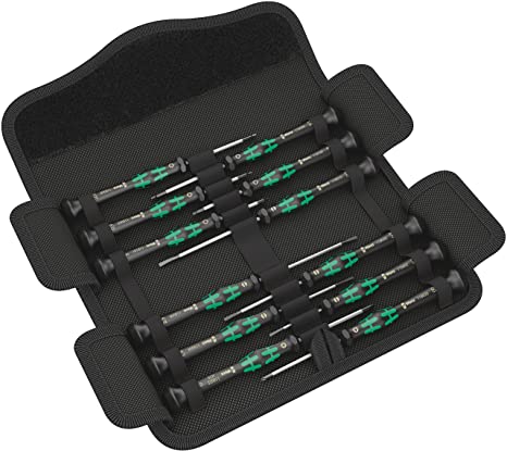 סט 12 מברגים פרסישן וורה Wera 05073675001 Kraftform Micro Set