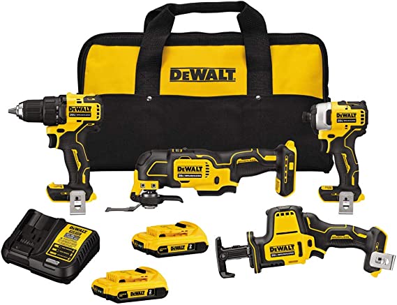 קומבו 4 כלים דיוולט Dewalt DCK489D2 ATOMIC 20V MAX Brushless