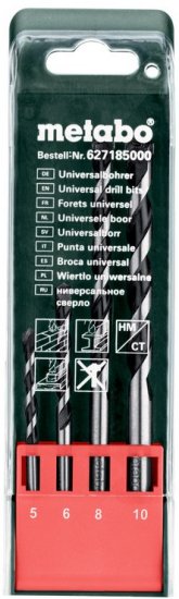 סט 4 יחידות מקדחים רב שימושיים אוניברסלים מבית Metabo