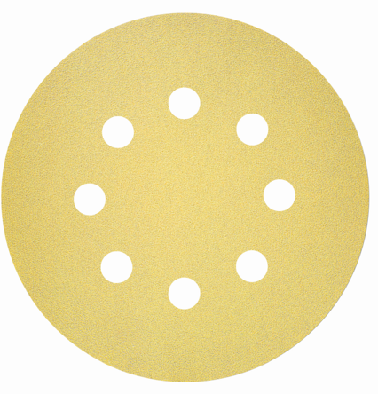 מארז 50 ניירות לטש נצמדים 8 חורים גרעין 40 בקוטר 5'' / 125 מ''מ Bosch C450