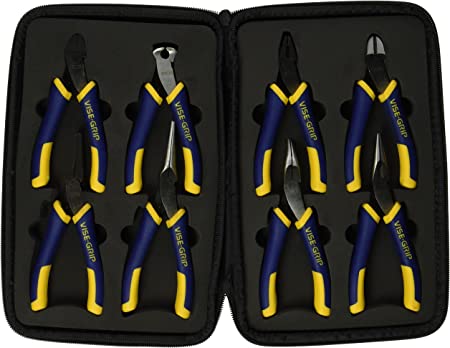 סט פליירים מיני אירווין IRWIN VISE-GRIP Pliers Set with Case, 8 Pieces (2078714)