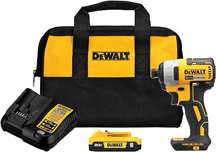 סט מברגת אימפקט דיוולט DEWALT 20V MAX DCF787D1