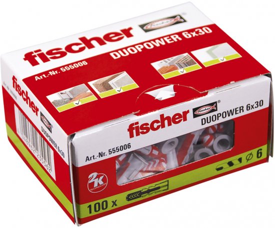 סט 100 מיתדים (דיבלים) אוניברסליים Fischer DUOPower