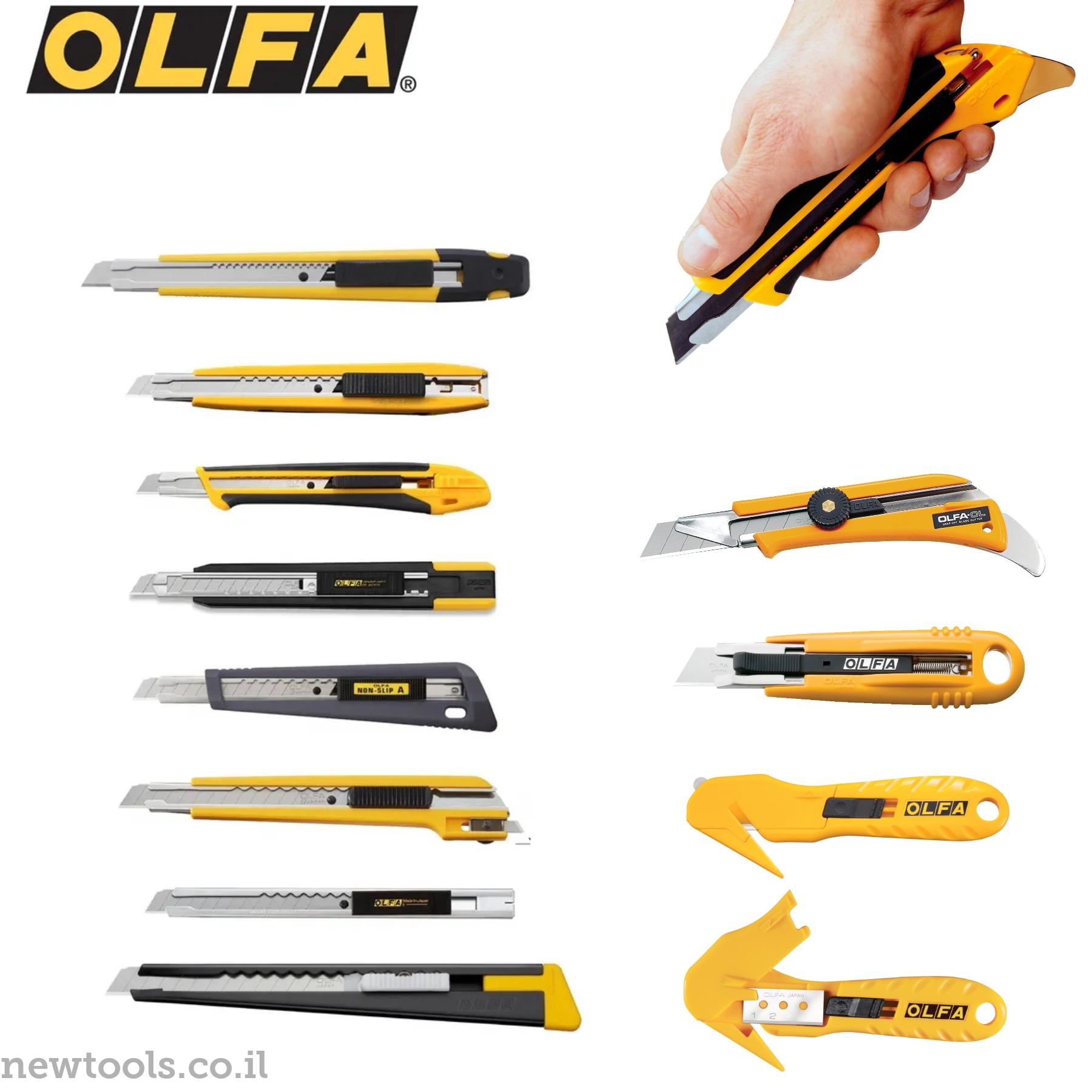 דיל רוחבי סכין יפנית אולפא Olfa