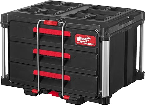 ארגז מגירות מילווקי פאקאאוט Milwaukee PACKOUT 4932472130 Case with 3 Drawers