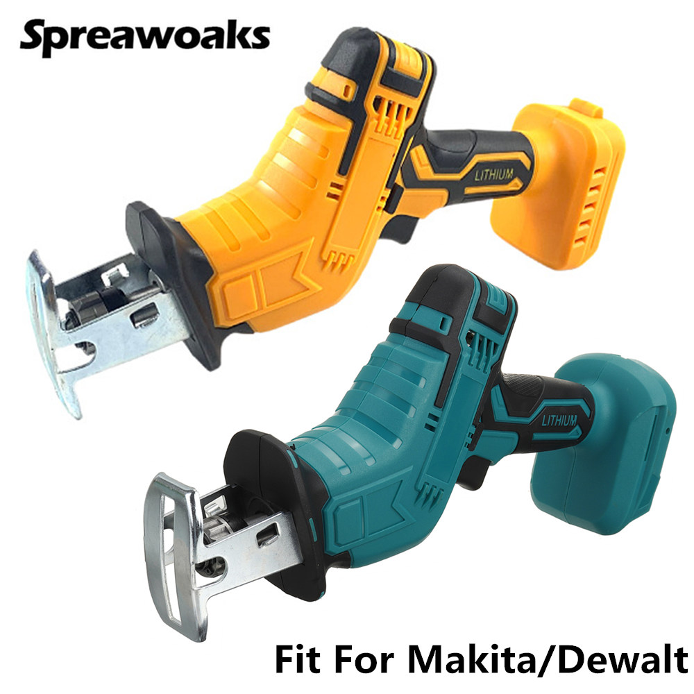 מסור חרב יד אחת גנרי עם 4 להבים תואם סוללת מקיטה או דיוולט