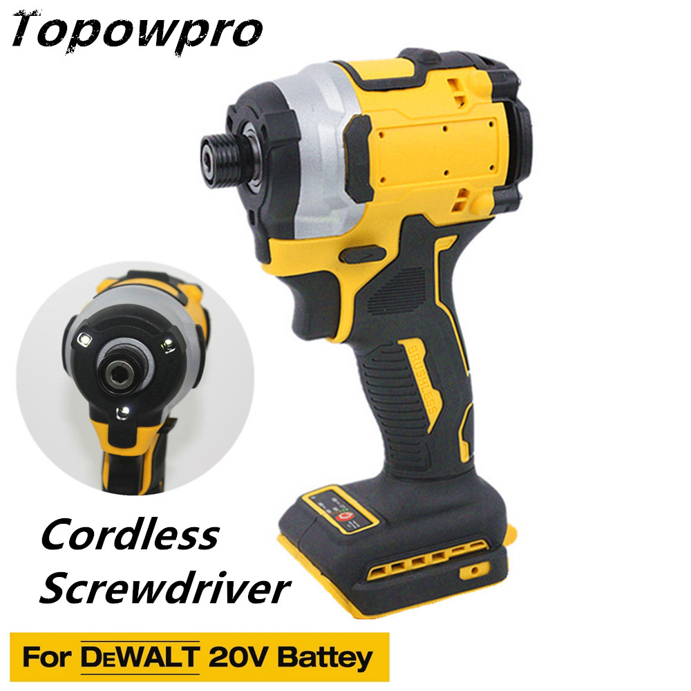 מברגת אימפקט בראשלס גנרית לדיוולט Topowpro for Dewalt 18V