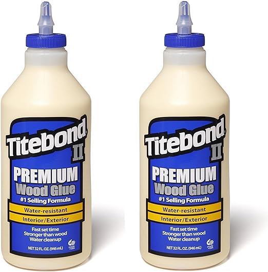 דבק נגרים טייטבונד 2 כחול רבע גלון – Titebond II Premium Wood Glue Quart
