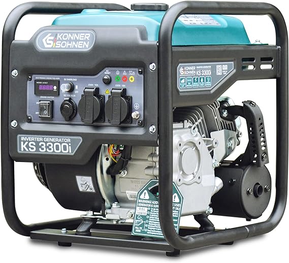 גנרטור פתוח אינוורטר עם מייצב מתח Könner & Söhnen KS 3300i. Petrol Inverter Generator 3300W