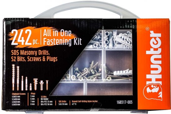 סט 242 חלקים לפטישון Hunter All In One 160317-003