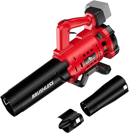 Cordless Leaf Blower for Milwaukee M18 Battery, 480 CFM Electric Blower with Brushless Motor, Lockable to Maintain Speeds up to rden