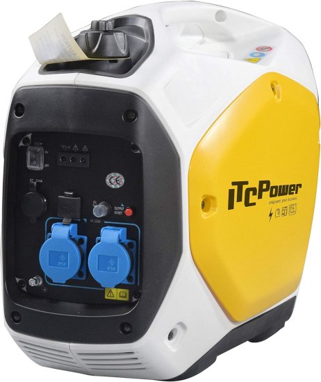 גנרטור אינוורטר מושתק 2.2KVA בנזין חד פאזי 2 שקעים מבית ITC Power