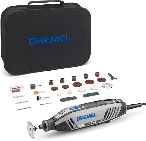 סט קומפלט של דרמל 4250 עם 35 אביזרים Dremel 4250 Rotary Tool 175W