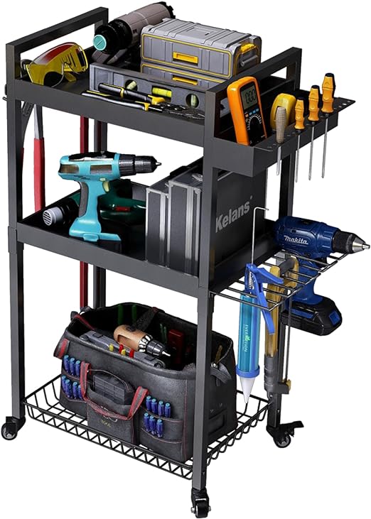 Power Tool Organizer  עגלה / ארגונית עם גלגלים לכלי עבודה GAOKASE