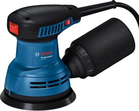 מלטשת אקצנטרית חשמלית 125 מ''מ Bosch GEX 125 Professional 290W