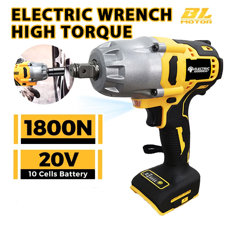 מפתח רטיטה גנרי לדיוולט עם הינע ½ אינץ מבית Electric Goddess 18V