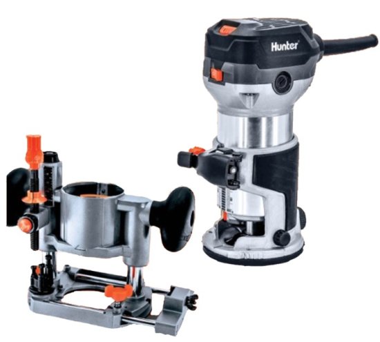 טרימר חשמלי קומפקטי 710W מבית Hunter סט שתיים באחד + בסיס