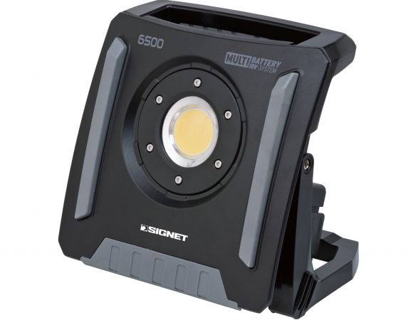 זרקור תאורה נטען 6500 לומן + מתאמים לסוללות דגם 096110