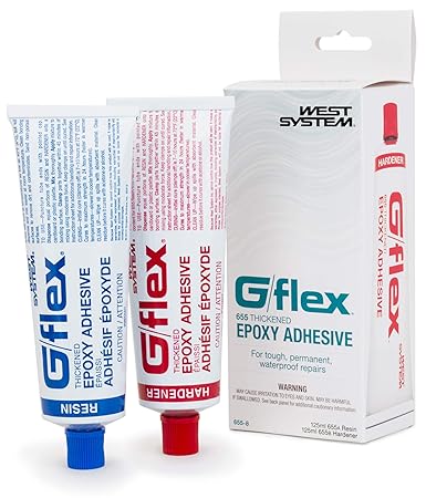 דבק אפוקסי דו רכיבי 127 גרם West System 655-8 G/flex Epoxy