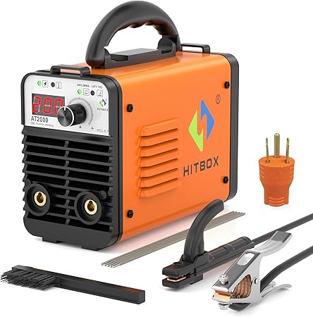 רתכת אלקטרונית היטבוקס HITBOX AT2000 Stick Welder 140A 110V/220V