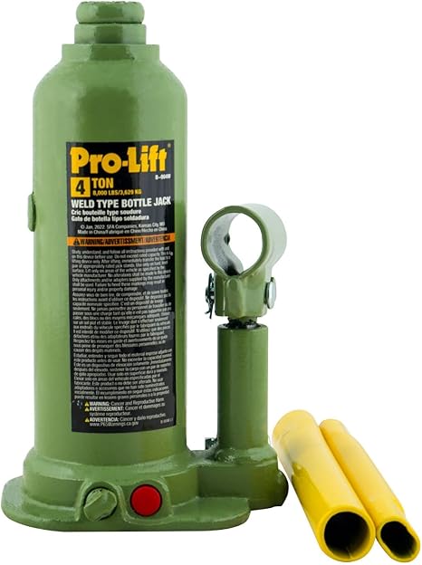 ג'ק בקבוק הידאולי 4 טון Pro-Lift Welded Bottle Jack