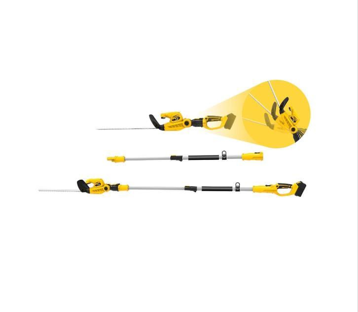 מגזמת נטענת ומגזמת טלסקופית 2 ב 1 | גוזם גדר חיה נטען* GARLAND SET KEEPER 20V 293F-V23 גוף בלבד