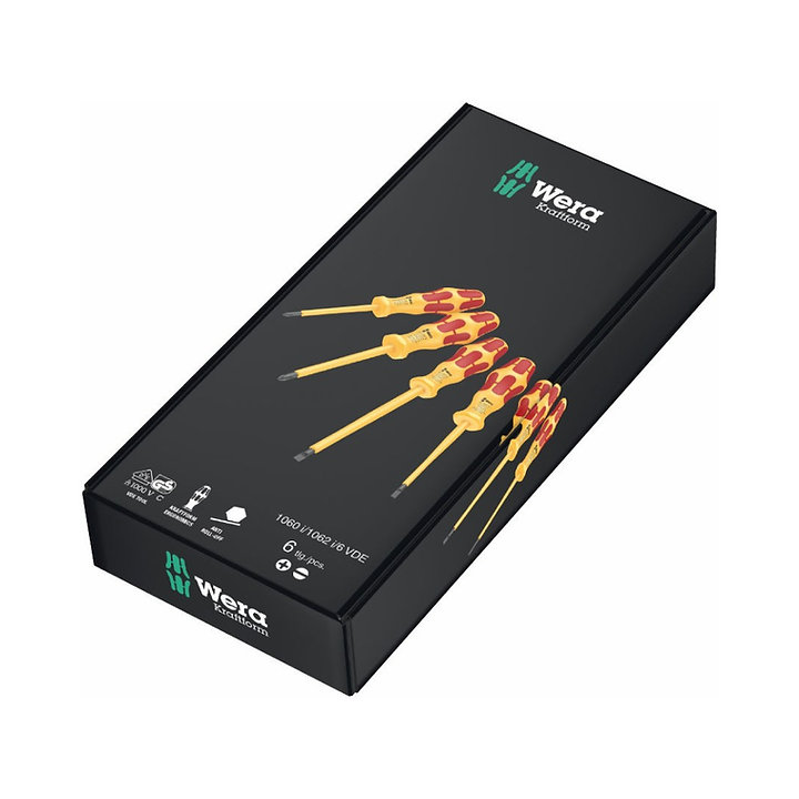 סט מברגים מבודדים לחשמל וורה WERA 1000V VDE