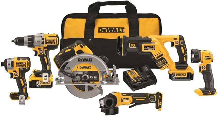 DEWALT 20V MAX* Cordless Drill Combo Kit, 6-Tool (DCK695P2) –