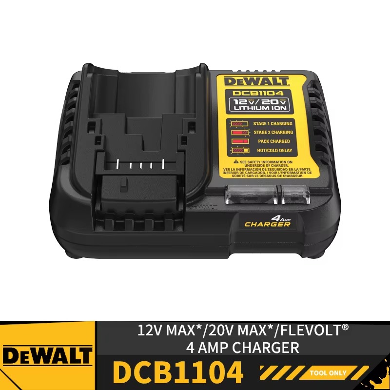 מטען סוללות קירי 10.8V-20V דגם Dewalt DCB1104 