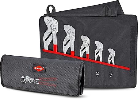 סט 5 מפתחות רב-שבדי קניפקס 150-300 ממ מקצועיים Knipex 00 19 55 S4