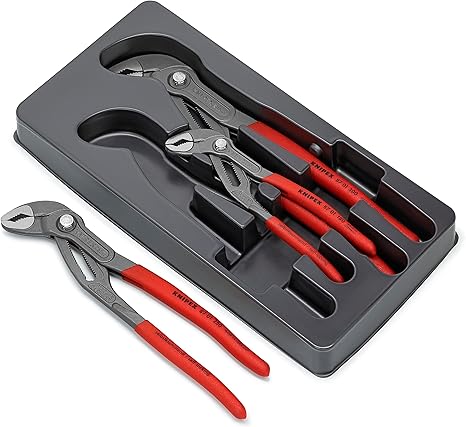 סט 3 צבתות קוברה של קניפקס Knipex 00 20 09 V02 Cobra Set