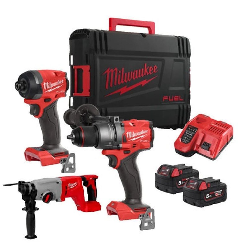 קומבו 3 כלים 18V מבית מילווקי Milwaukee M18 Combo