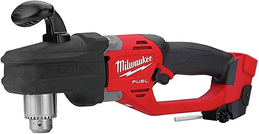 מקדחה זוויתית נטענת 18V צד ימין Milwaukee 2807-20 M18 FUEL HOLE HAWG Brushless 1/2 in. Cordle