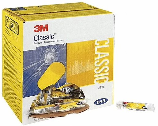 מארז 400 אטמים קלאסיים לרעשים חזקים 3M TREAT312-1201