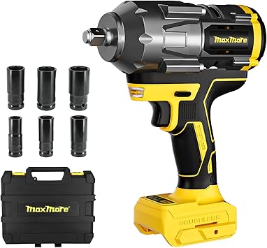 מפתח רטיטה גנרי לדיוולט 18V דרייב 1/2 עם 850Nm מבית MaxMore