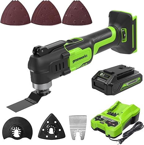 סט מולטיטול נייד גרין וורקס Greenworks 24V Multi-Tool Kit